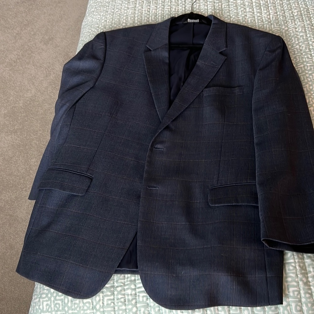 Navy plaid Jos.A Bank Sportcoat